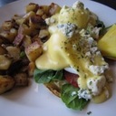Eggs Benedict at The Wellington Diner