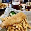 Fish and Chips at Aulde Dubliner