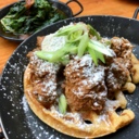 Chicken and Waffles at The SmoQue Shack