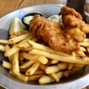 Fish and Chips at The Clocktower Brew Pub