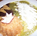 Enchiladas at Azteca