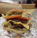 Double Cheeseburger at Five Guys Burgers and Fries