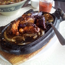 Szechuan Shrimp and Eggplant  at Beijing Legend