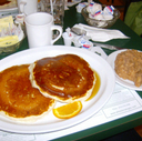 Pancakes at Wheeler's Pancake House and Sugar Camp