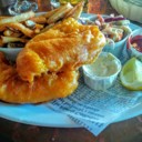 Fish and Chips at Pelican Grill