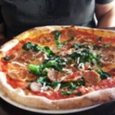 Wood Oven Thin Crust Pizza at Roberto Pizza