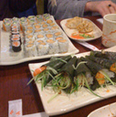 Sushi at Hockey Sushi