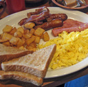 Bacon and Eggs Breakfast at P J Quigley's